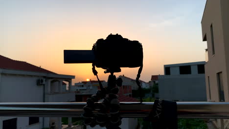 Zeitrafferaufnahme-Mit-Der-Panasonic-Lumix-G81-G85-Vom-Sonnenuntergang-In-Zadar-Kroatien