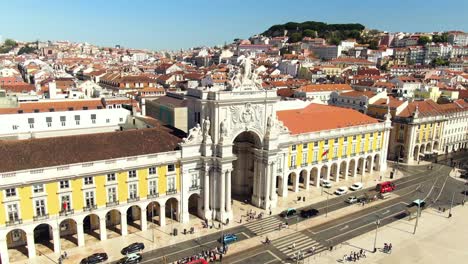 Drone-shot-of-attractive-place-in-Portugal