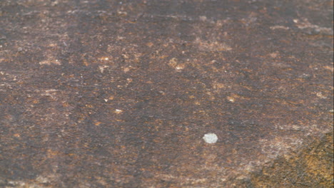 Pan-across-a-granite-rock-surface