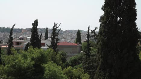 Der-Panoramablick-Auf-Athen,-Die-Hauptstadt-Griechenlands
