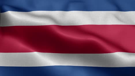 Schwenkschleife-4k-Nationalflagge-Von-Costa-Rica
