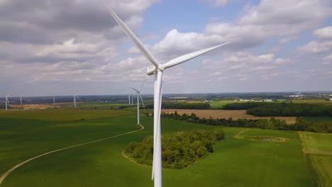 Aerial-footage-of-wind-energy-converters-at-a-wind-farm