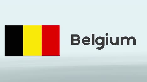 3d-Presentation-promo-intro-in-white-background-with-a-colorful-ribon-of-the-flag-and-country-of-Belgium