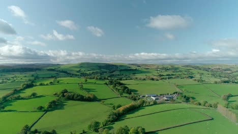 Aerial-over-a-sunny-autumnal-day-in-mid-wales-near-Builth-Wells