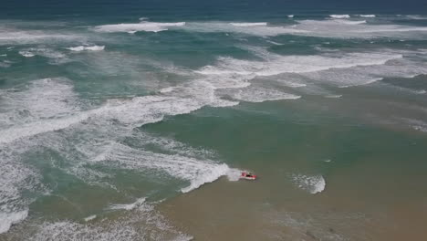 Trans-Agulhas-Race:-Racers-arrive-at-Brenton-on-Sea-control,-aerial