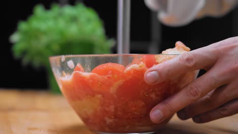 Tomaten-In-Einer-Schüssel-Gemischt