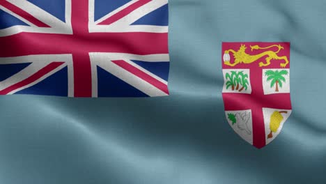 Schwenkschleife-4k-Nationalflagge-Von-Fidschi