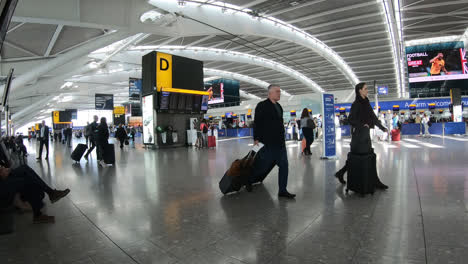London-England,-circa-:-Heathrow-terminal-airport-in-London,-England,-United-Kingdom