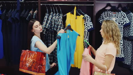 Women-Shop-For-Dresses