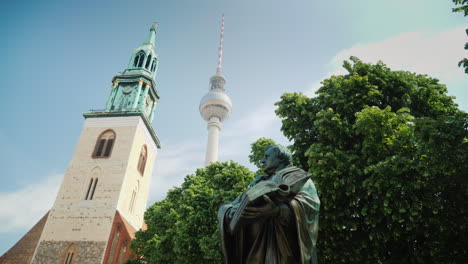 Berlin-TV-Tower-and-Statue