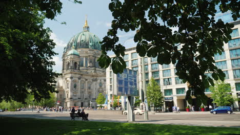 Berlin-Cathedral-On-A-Clear-Sunny-Day