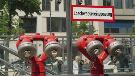 Red-Fire-Hydrants-In-Berlin