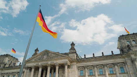 German-Flag-on-the-Reichstag-In-Berlin