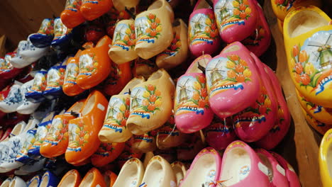 Traditional-Wooden-Shoes-In-Holland