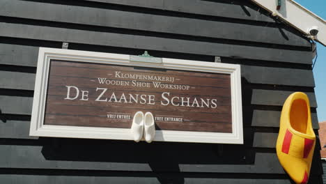Traditional-Dutch-Wooden-Shoe-Workshop-Sign