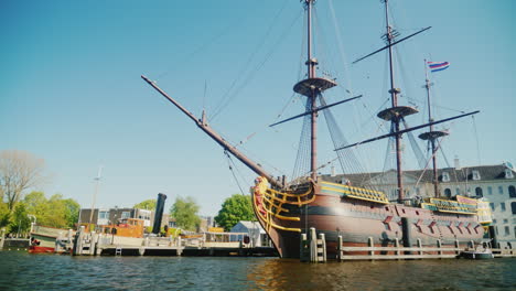 Battleship-Replica-Of-in-Amsterdam