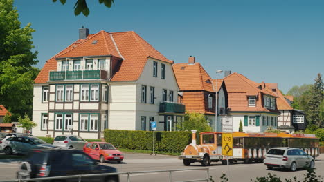 Model-Train-in-Small-German-Town