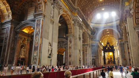 Sunlight-in-St-Peter-Basilica-Rome