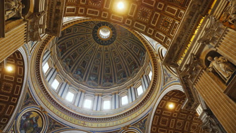 Dome-Interior-in-St-Peter's-Basilica-in-Rome