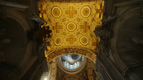 Decorated-Ceiling-of-St-Peter's-Basilica