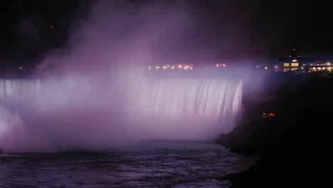 Canadian-Niagara-Falls-Lit-Up-at-Night