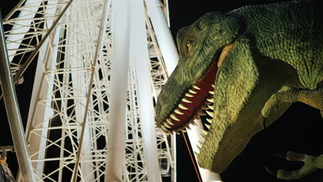 Dinosaur-Head-and-Ferris-Wheel