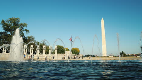 Memorial-Fountain-Jets-and-Washington-Monument