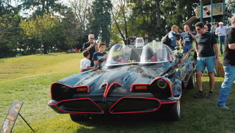Batmobile-Display-at-Car-Show