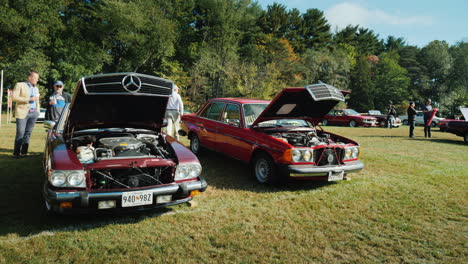 Classic-Mercedes-Cars-at-Car-Show