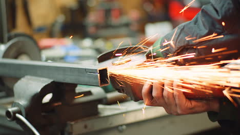 Falling-Spark-During-Cutting-Metal-With-Angle-Grinder-2