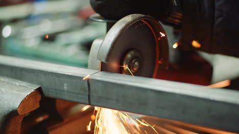 Falling-Spark-During-Cutting-Metal-With-Angle-Grinder-3