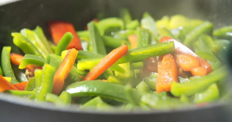 Mixing-Fresh-Vegetables-On-Pan