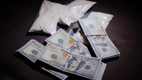 Bullets-Fall-On-Money-And-Drug-Bags