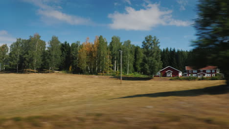Travelling-On-A-Scenic-Road-In-Sweden-A-View-From-A-Car-Window-4k-Window