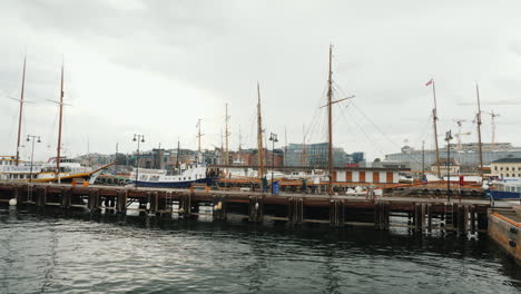 A-Pier-With-Many-Yachts-In-The-City-Of-Oslo