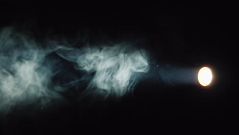 Lantern-Illuminates-The-Smoke-On-The-Background