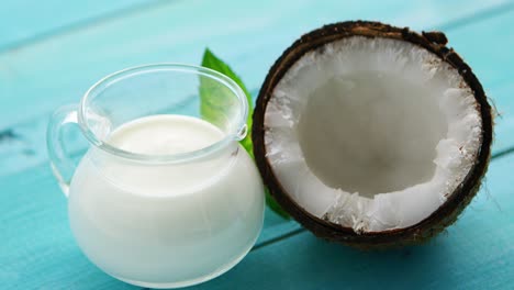 Cup-of-milk-and-half-of-coconut
