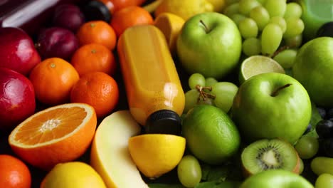 Various-healthy-fruits-and-vegetables-formed-in-rainbow-composition